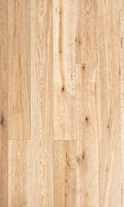 Design Swatch Of Imagine Floors by Airstep Reclaimed Wild Oak White Lacquered Natural Oak Engineered Timber Flooring. These floorboards feature a mix of light and creamy brown tones with white highlights and pops of deeper colour due to natural knots in the wood.