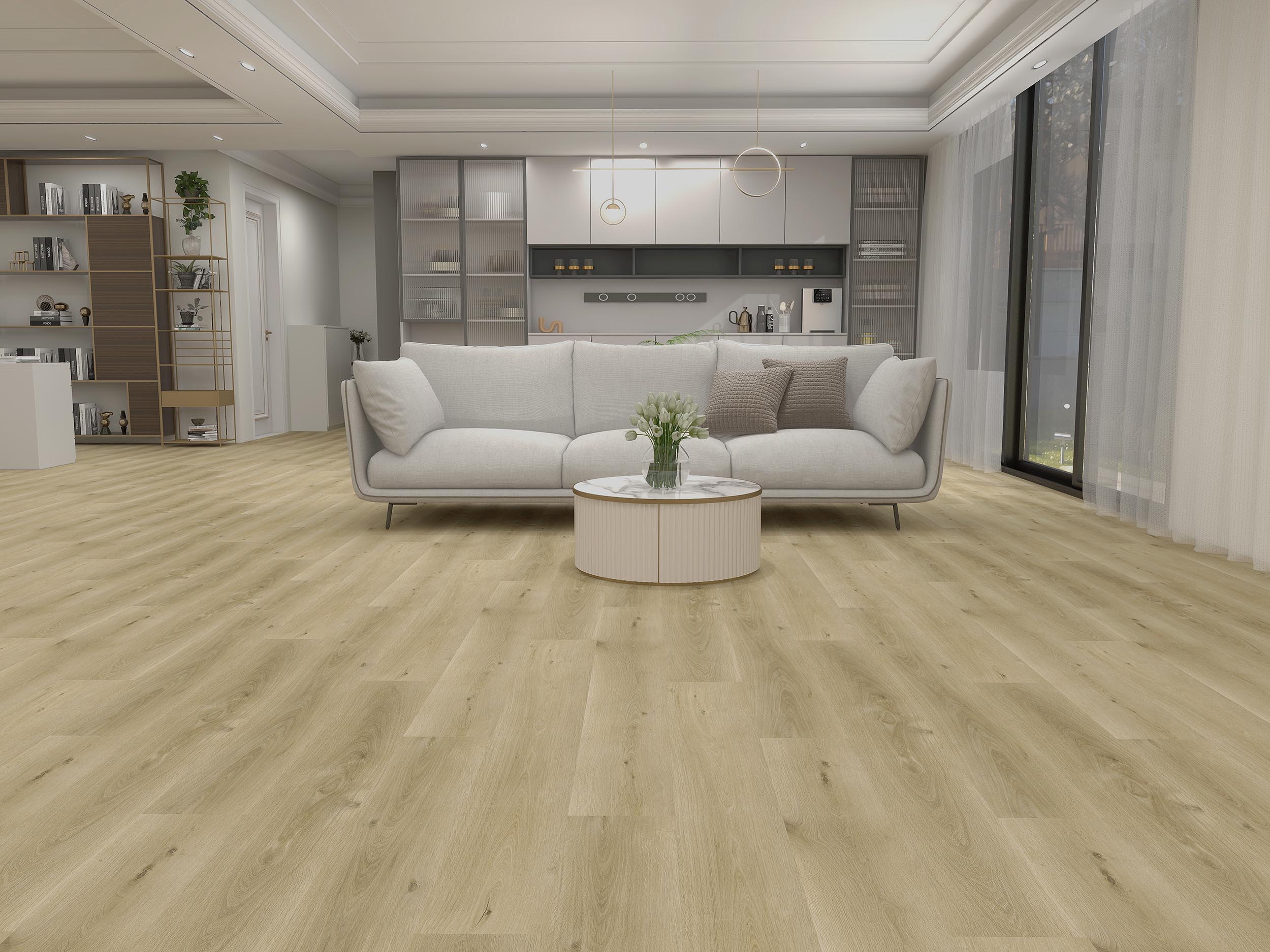 Windsor Gray Hybrid Resilient Flooring